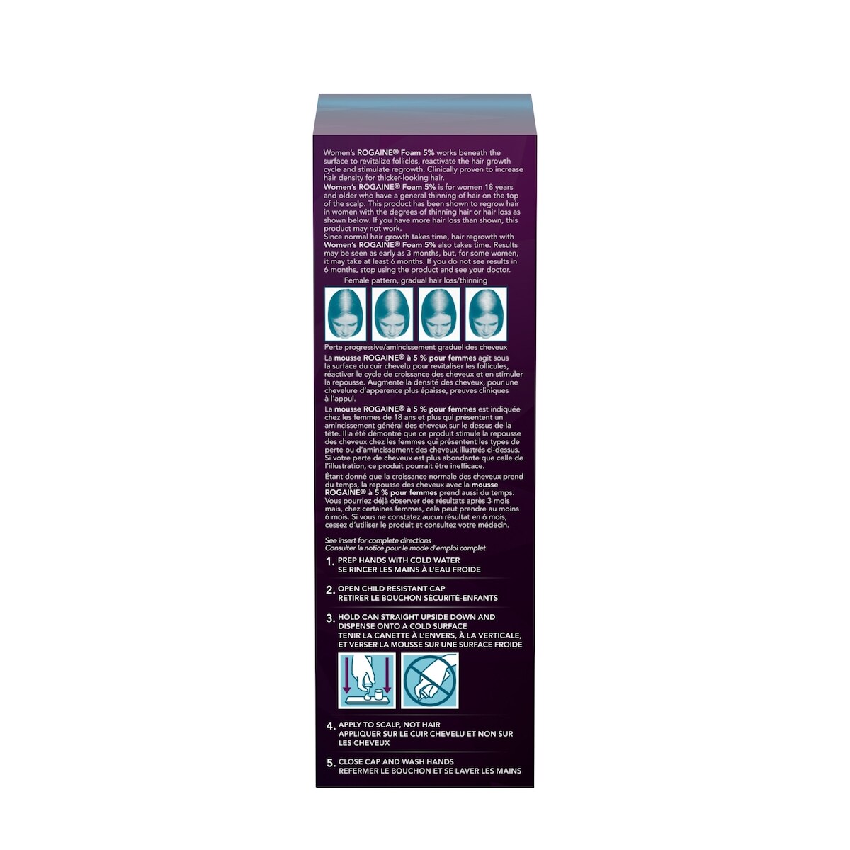 Women’s Foam 5% Hair Loss and Regrowth Treatment