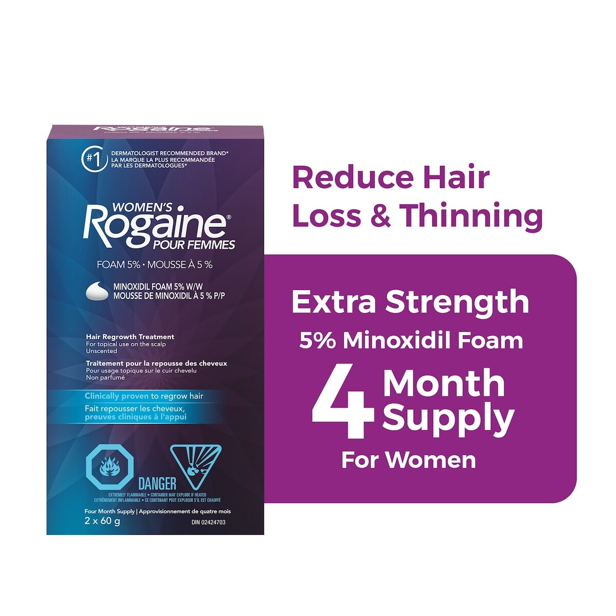 Women’s Foam 5% Hair Loss and Regrowth Treatment