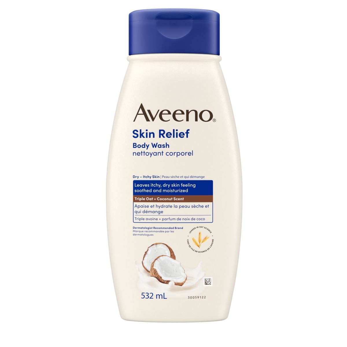 Skin Relief Body Wash with a Gentle Coconut Scent