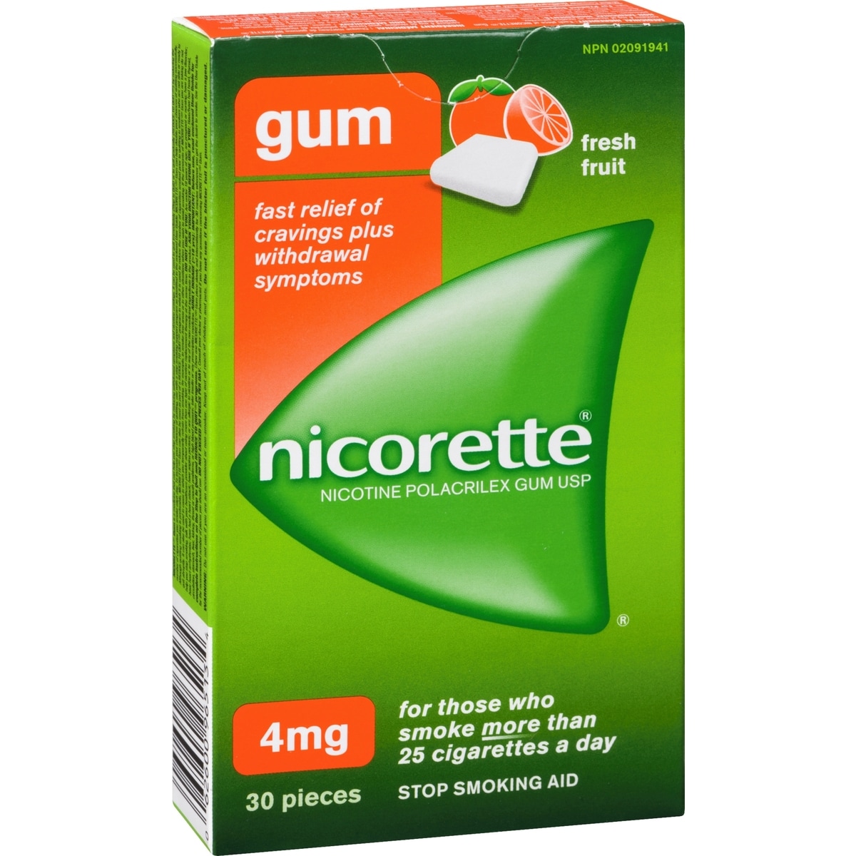 Gomme à 4 mg de nicotine
