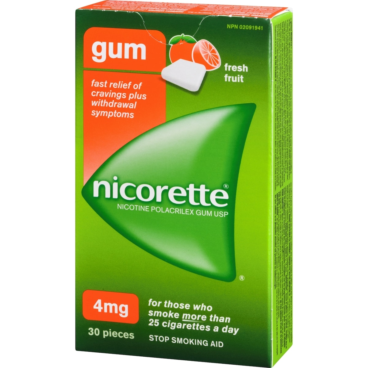 Gomme à 4 mg de nicotine
