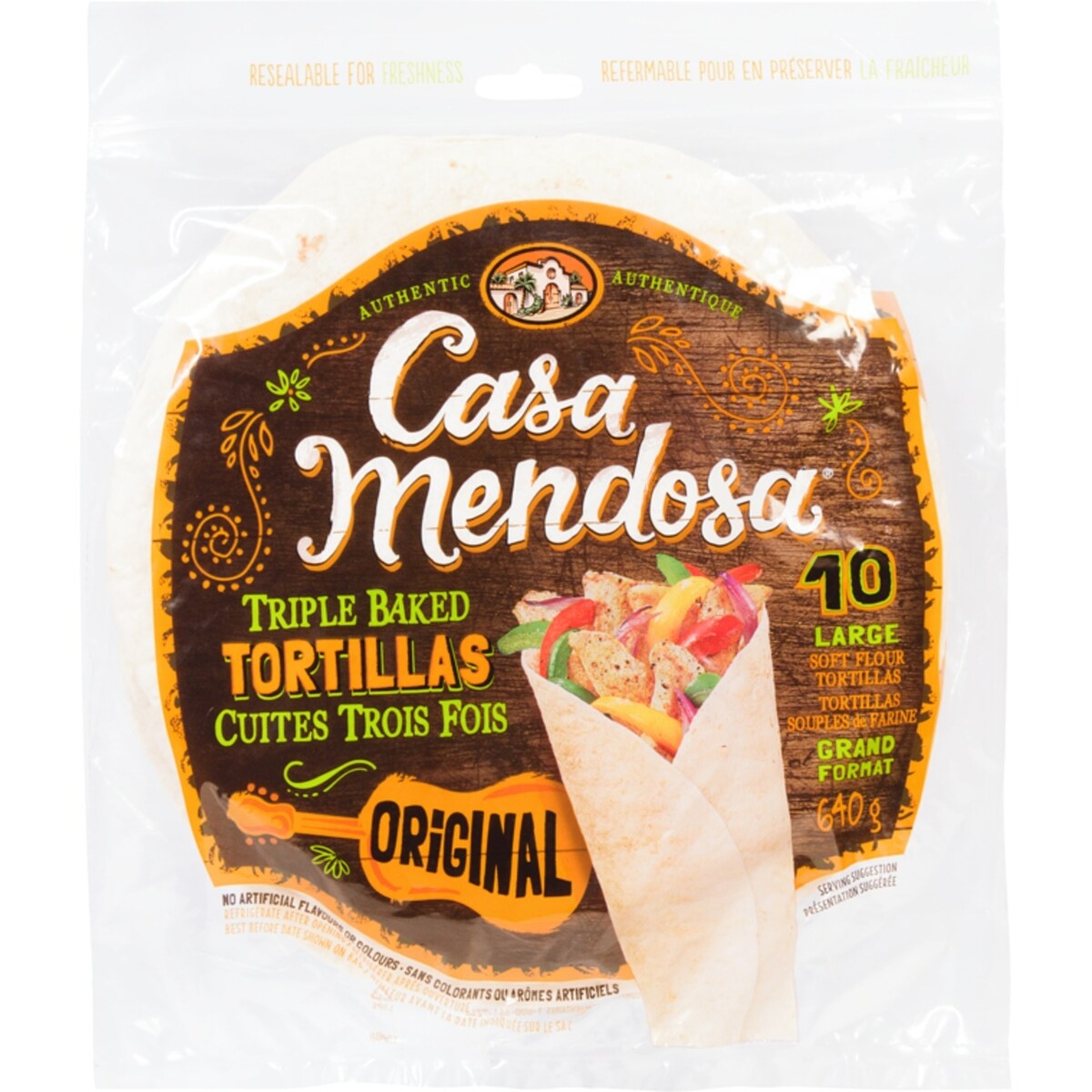 Tortillas, grand format, original