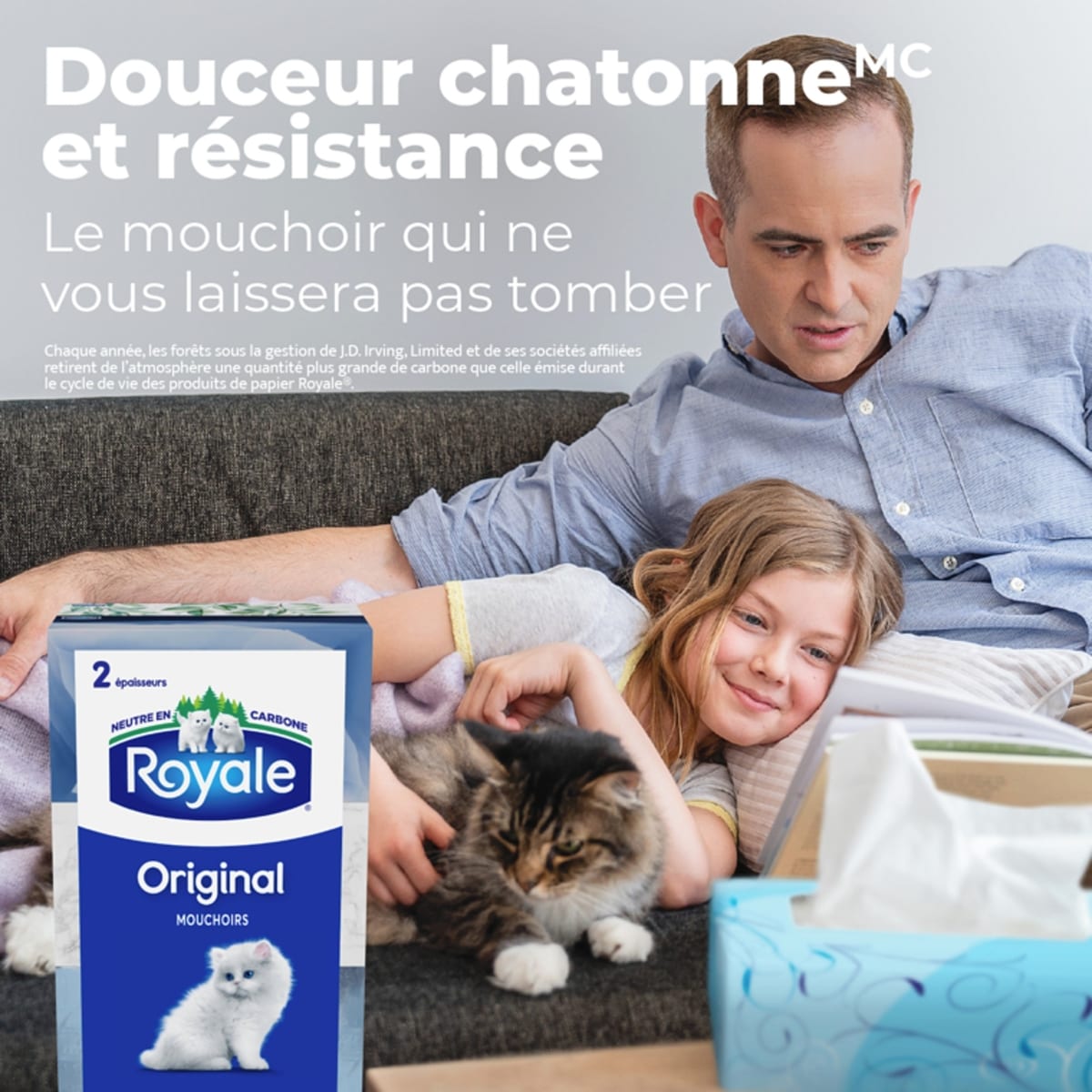 Mouchoirs 2 épaisseurs