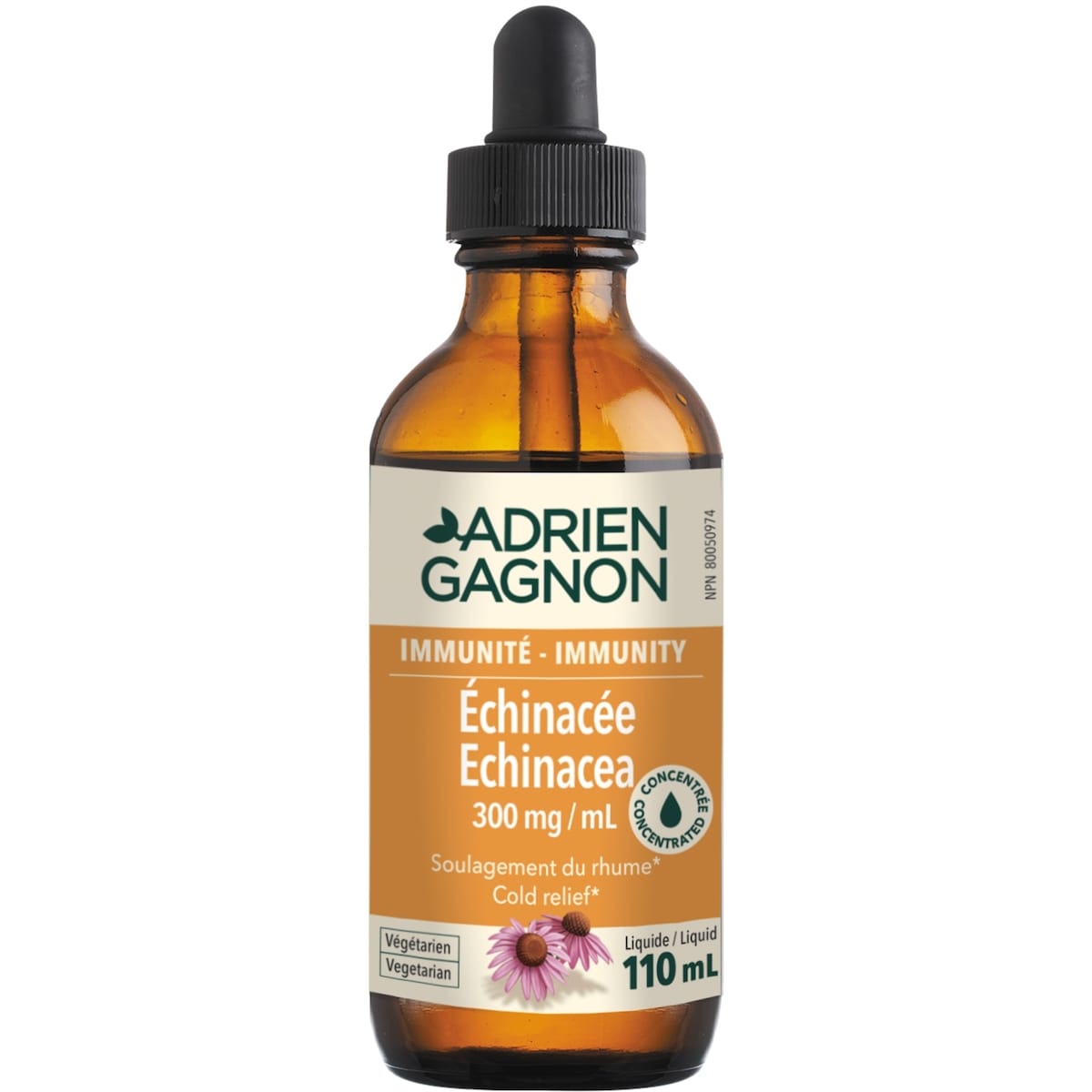 Échinacée en extrait liquide