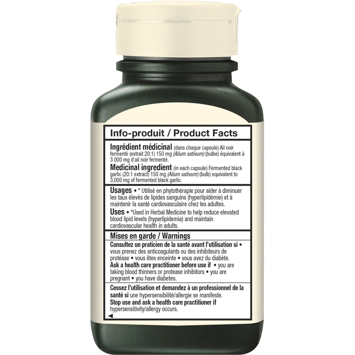Ail noir 3000 mg
