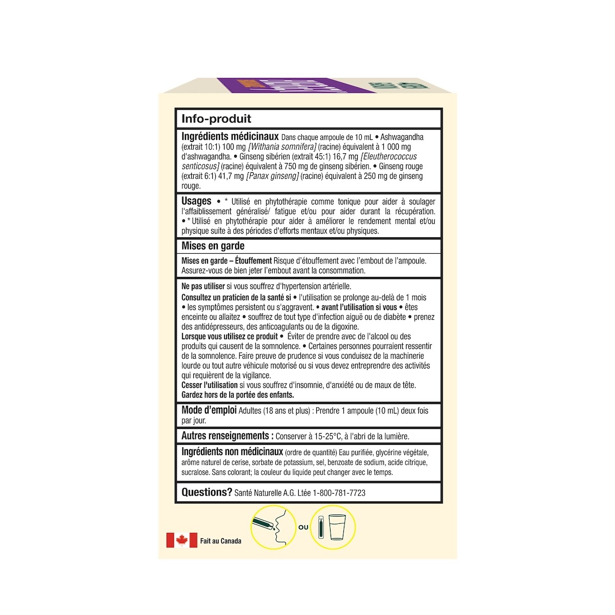 Energex Recup Cerise (30 ampoules)