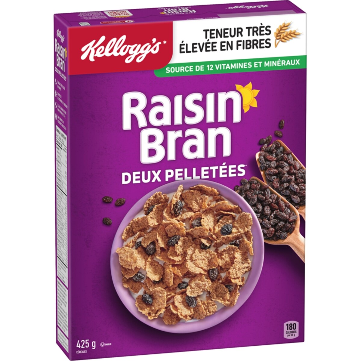 Two Scoops Raisin Bran Cereal