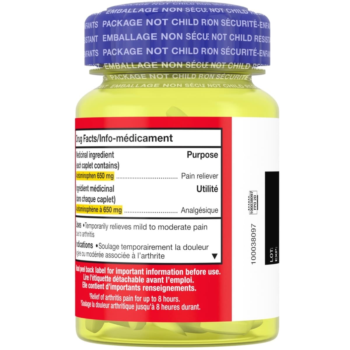 Arthritis Pain Reliever Acetaminophen 650mg