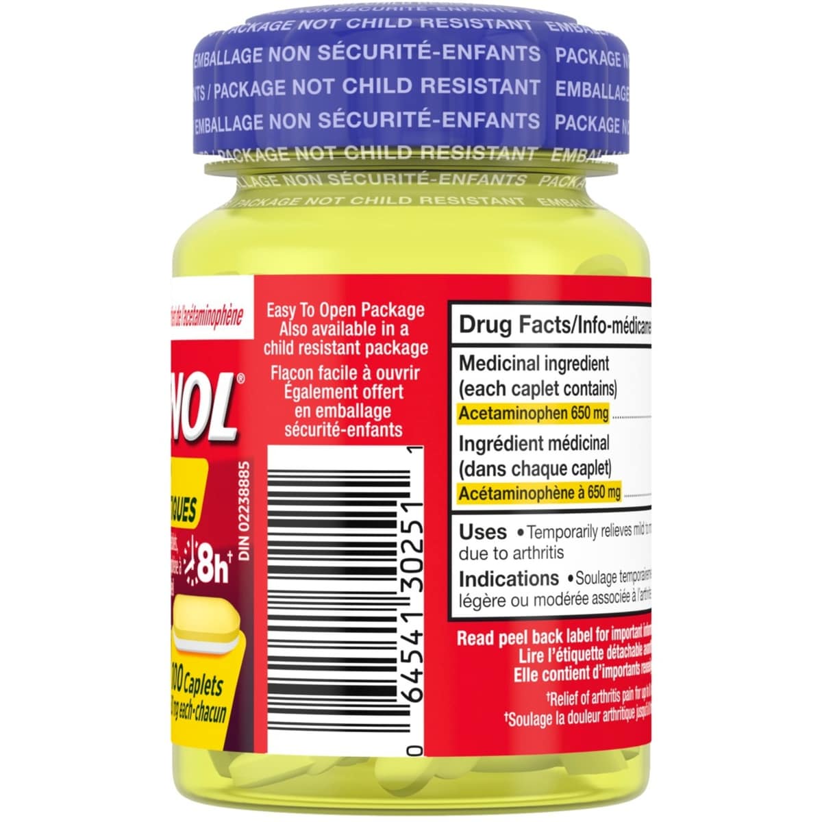 Arthritis Pain Reliever Acetaminophen 650mg