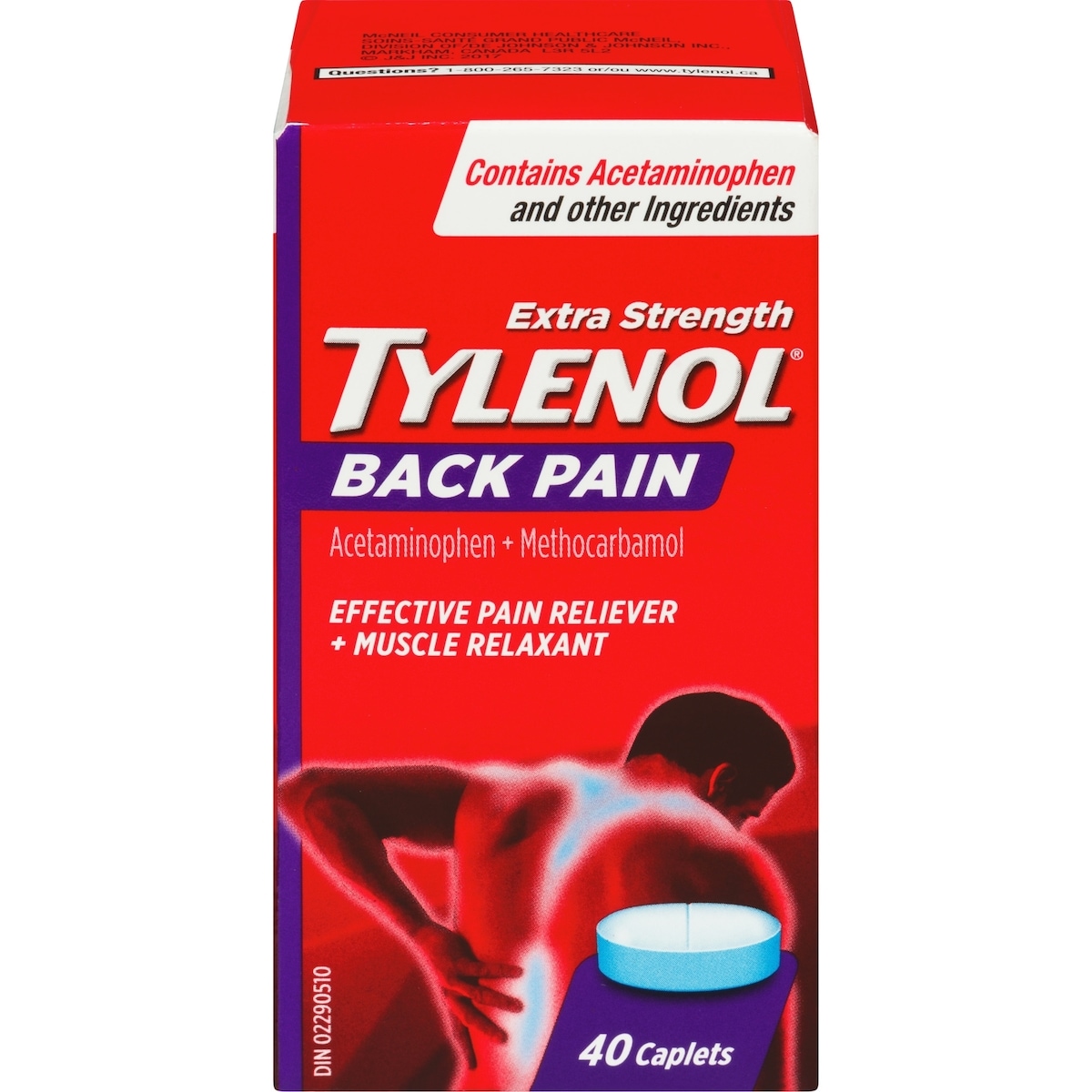 Soulagement du mal de dos et relaxant musculaire, extra fort
