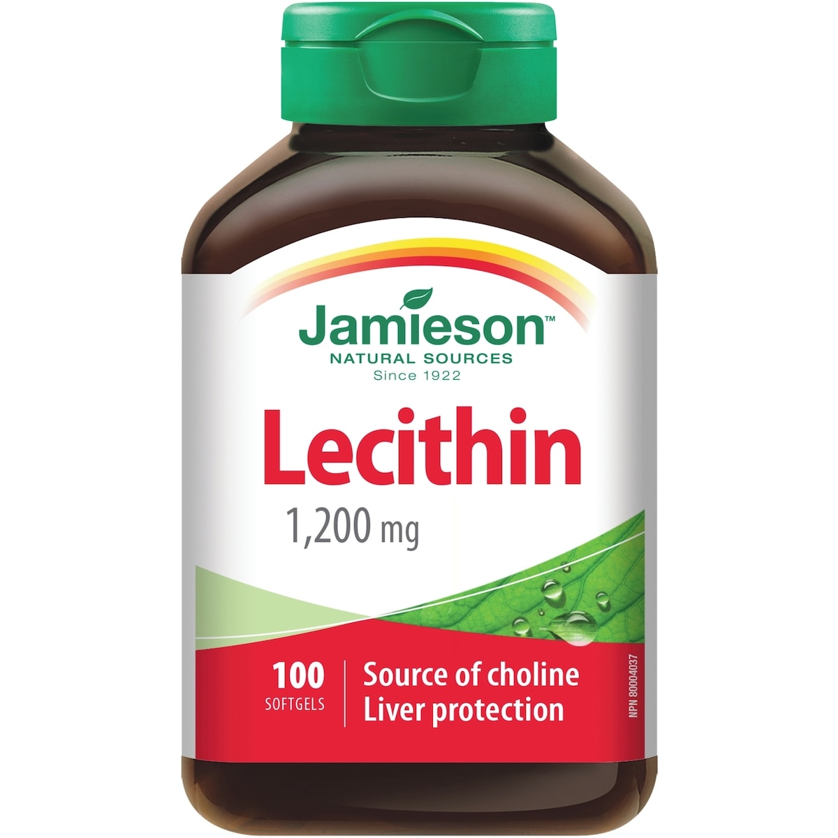 Gélules de lécithine 1 200 mg