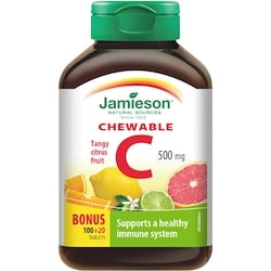 Chewable Vitamin C 500 mg Citrus Fruit Flavour 1
