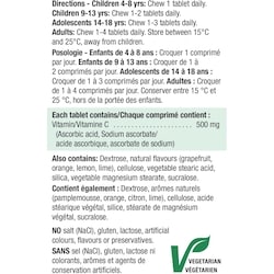 Chewable Vitamin C 500 mg Citrus Fruit Flavour 2