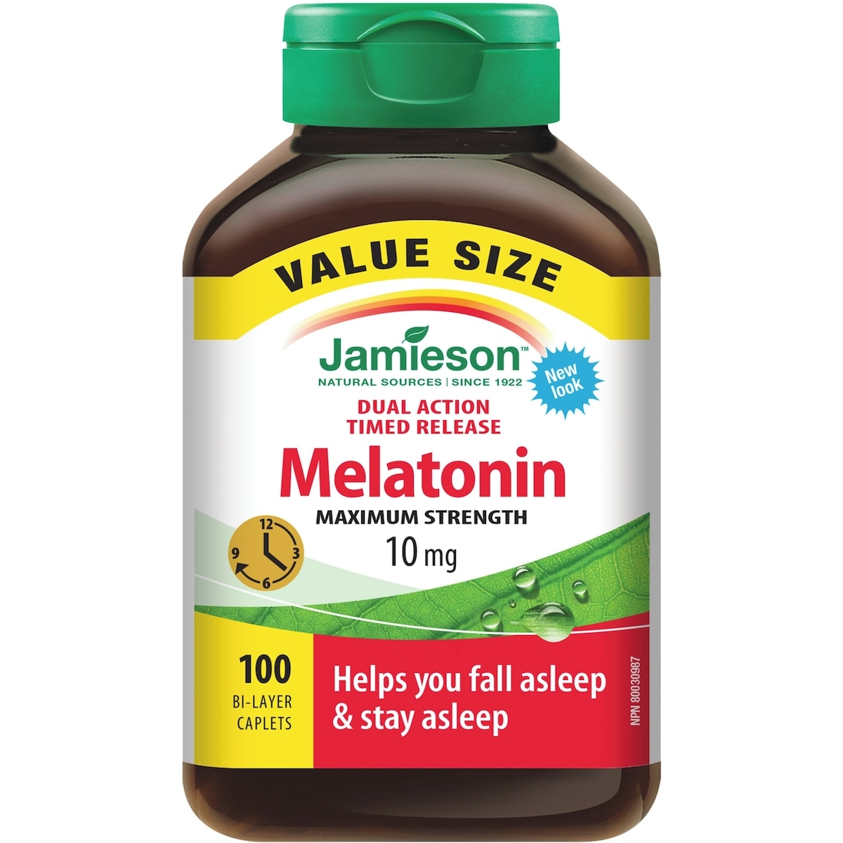 Melatonin Maximum Strength Timed Release Dual Action Bi-Layer Caplets