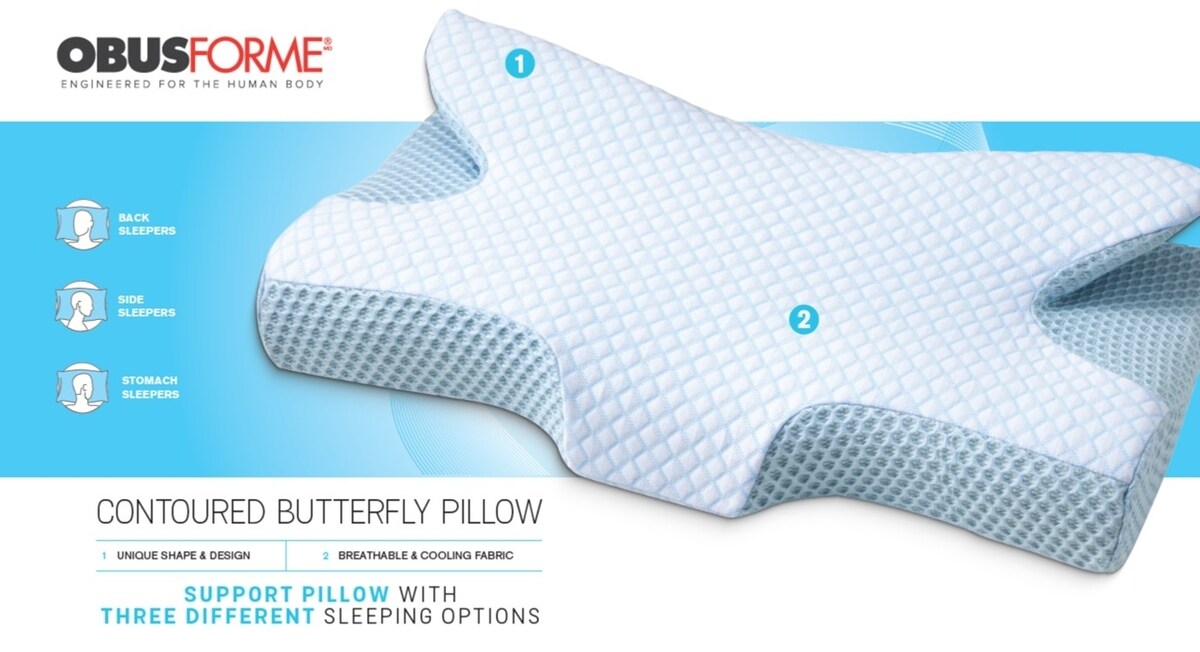 Oreiller papillon ObusForme