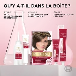 Excellence Crème Coloration Cheveux, Coloration Permanente 6