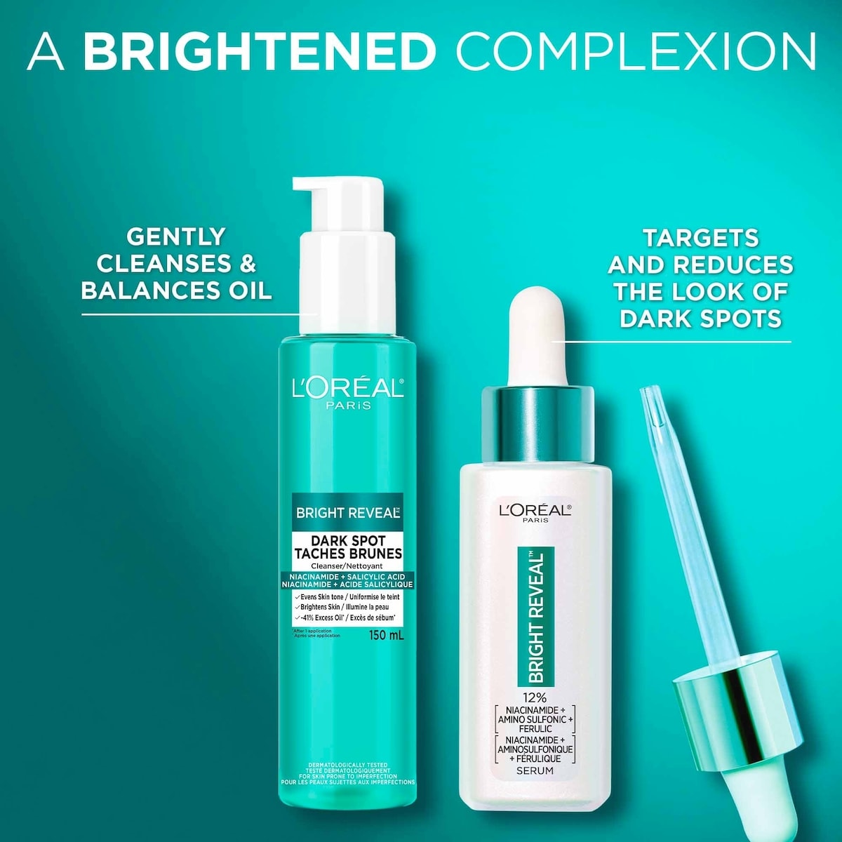 Kit de soin des taches brunes avec Niacinamide