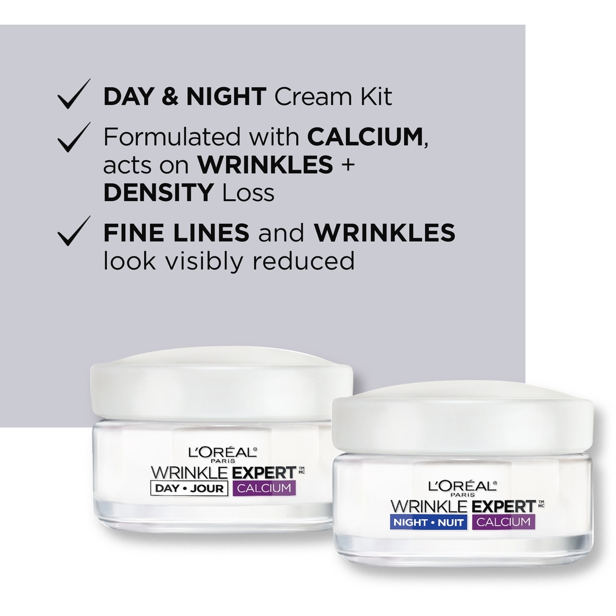 Wrinkle Expert Anti-Wrinkle Day & Night Moisturizers 55+