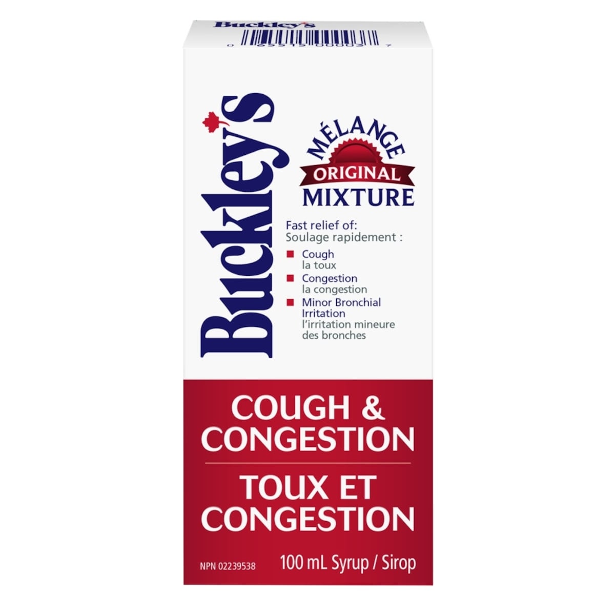 SIROP BUCKLEY'S Mélange original formule