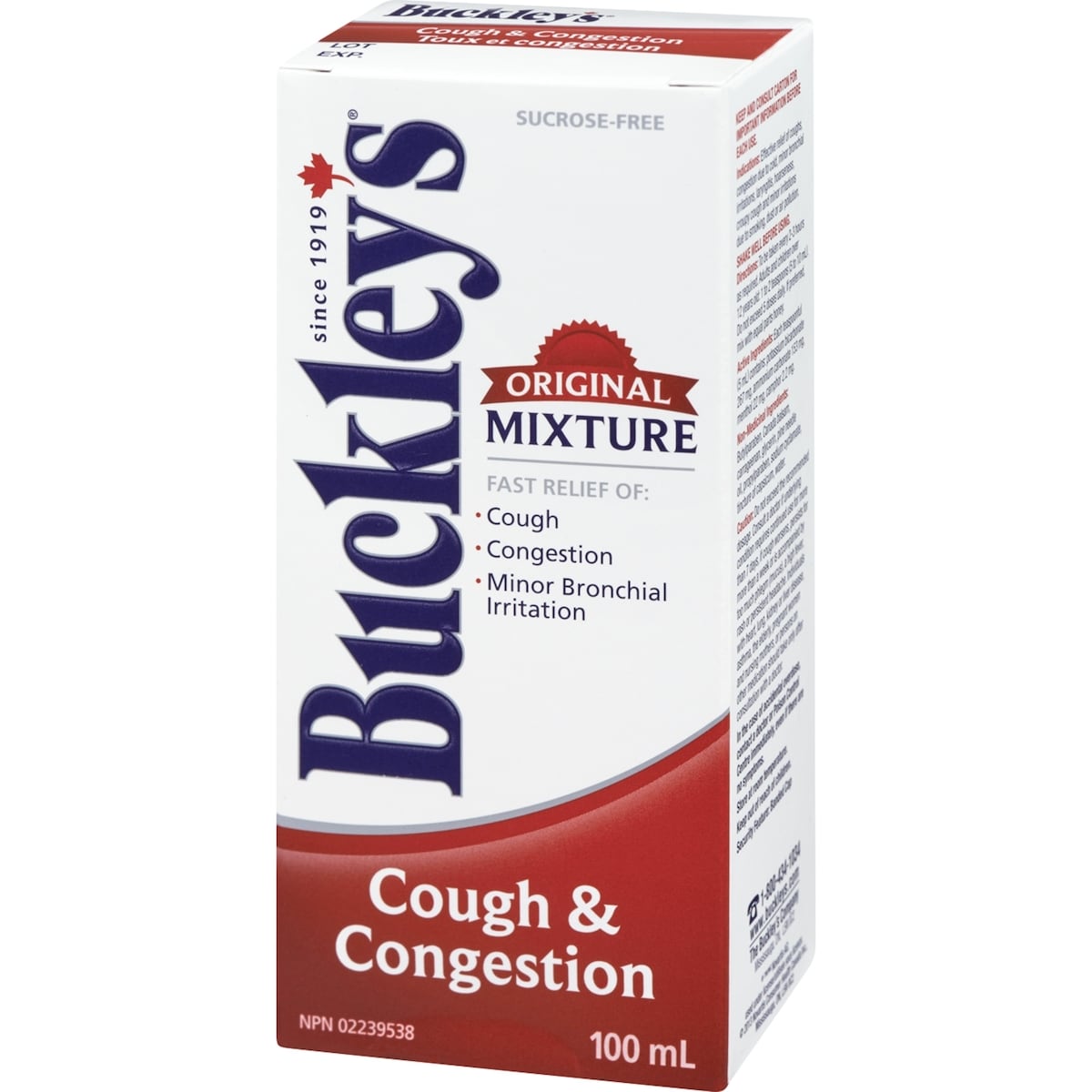 SIROP BUCKLEY'S Mélange original formule