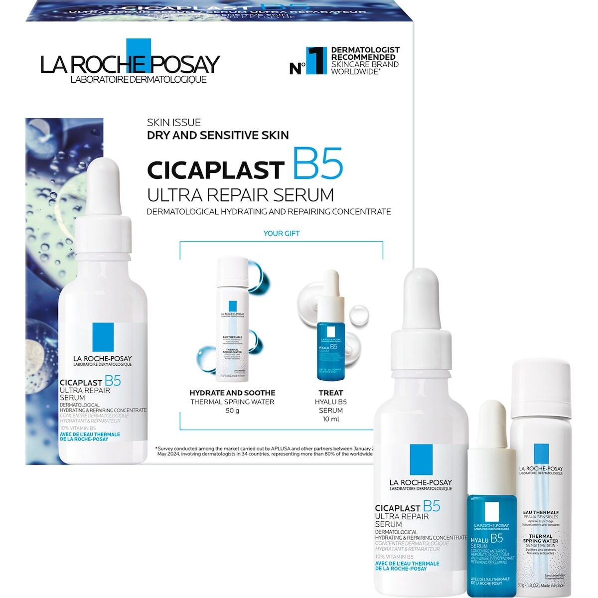 Cicaplast Serum 50th Anniversary Kit