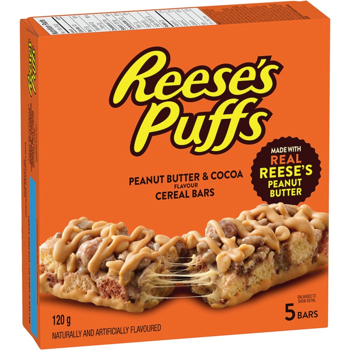 Délices Reese's Puffs Barres de céréales à saveur de beurre d'arachide et cacao