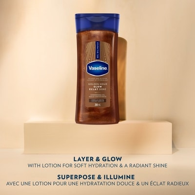 Glazed and Glisten Golden Hour Glow Vanilla Cocoa Shimmering Body Gel Oil with Ultra-Hydrating Lipids and 100% Pure Cocoa Butter, 200mL 6