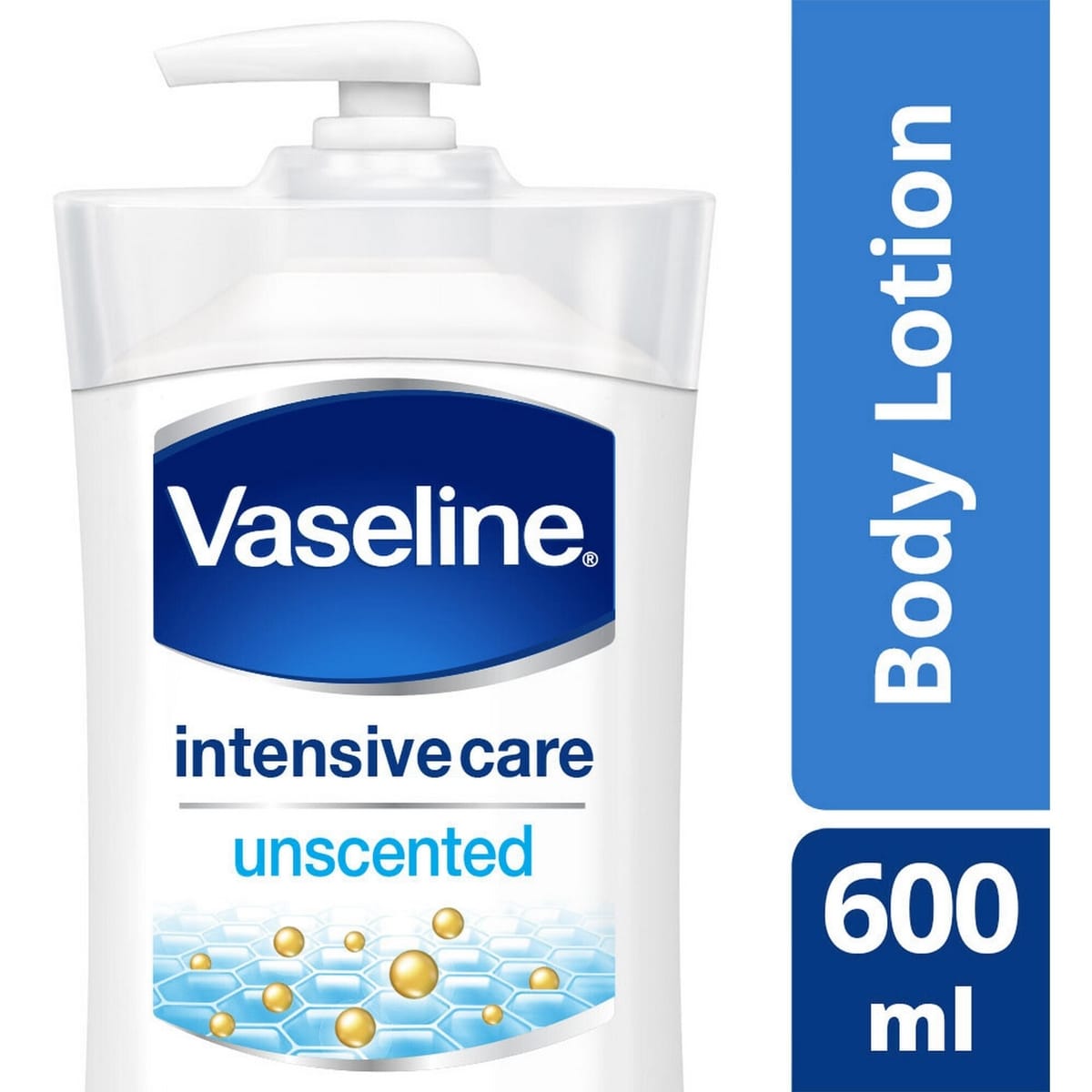 Intensive Care Body Lotion for sensitive and dry skin Advanced Repair unscented, moisturizing body cream 600 ml