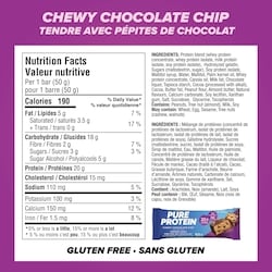 Bars, Chewy Chocolate Chip, Gluten Free Snack Bar 2