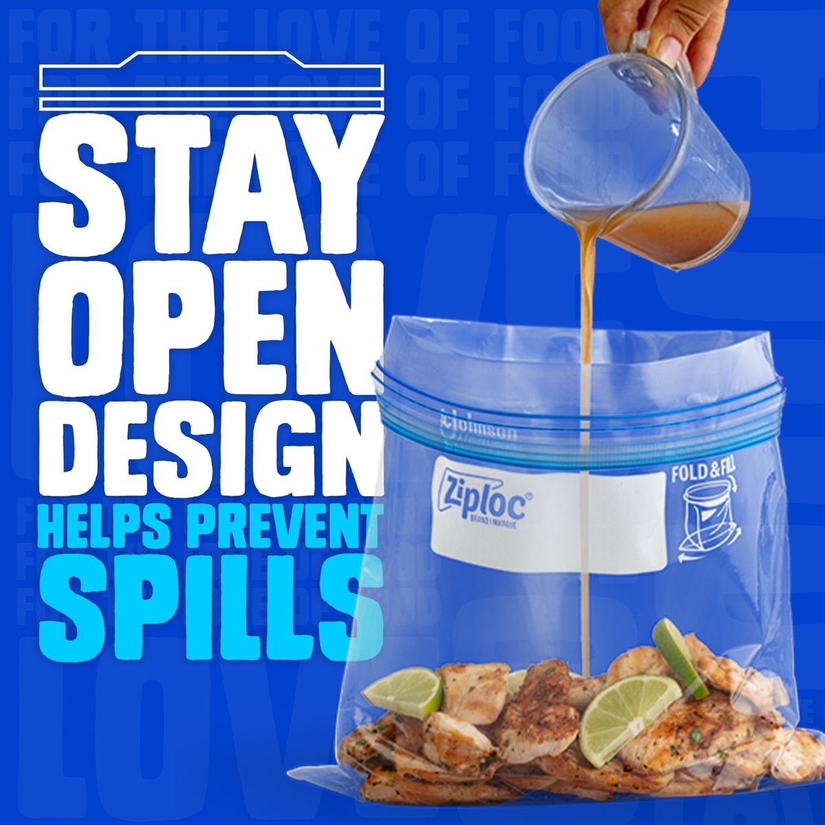 Ziploc® Brand Bags Grip`N Seal SUSO Freezer Large