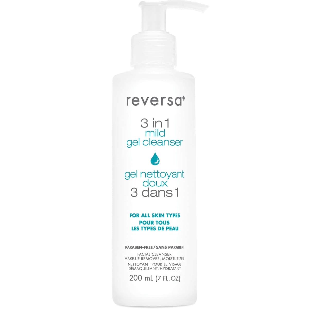 Reversa 3 In 1 Mild Gel Cleanser 200 mL