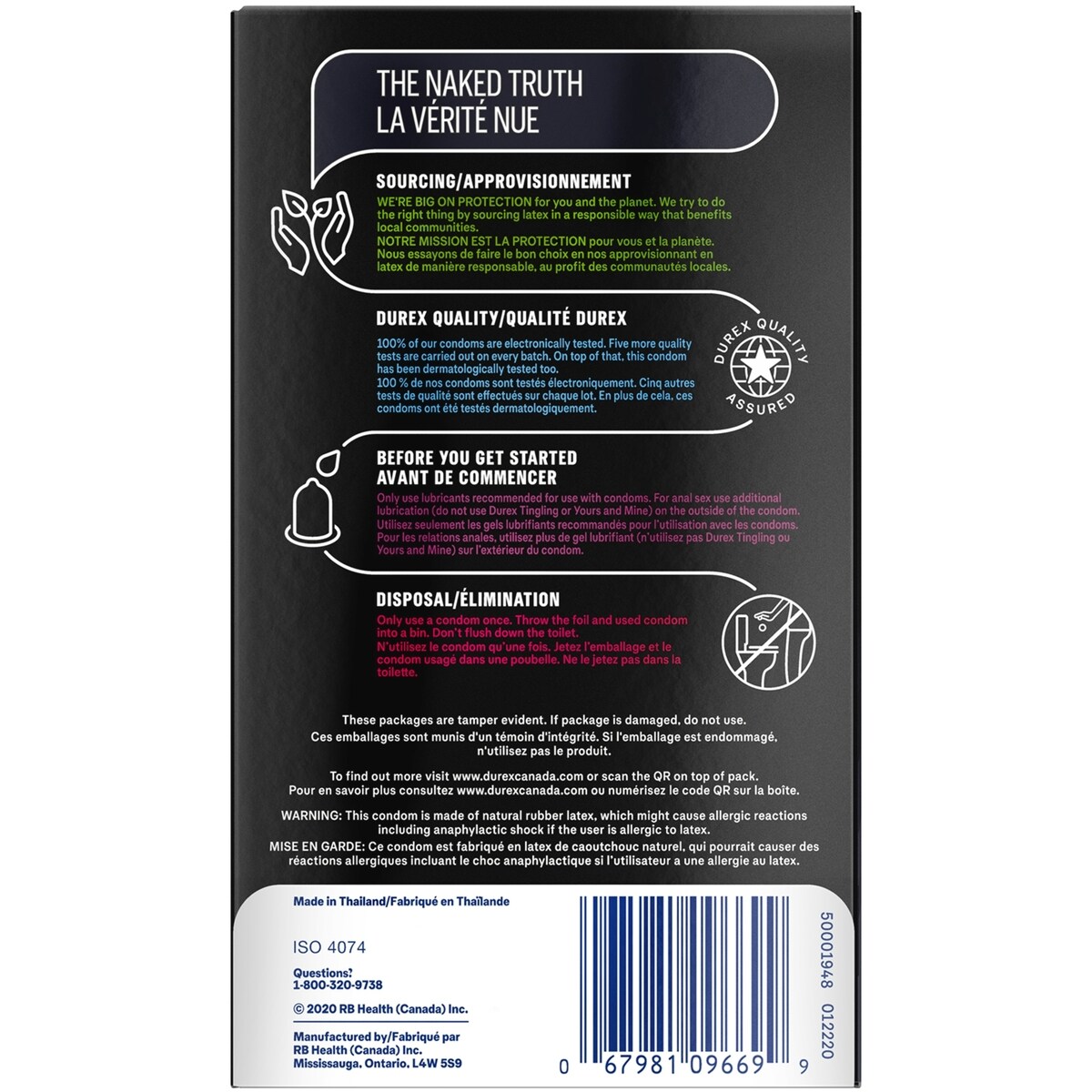 Condoms Durex Orgasme Mutuel nervurés