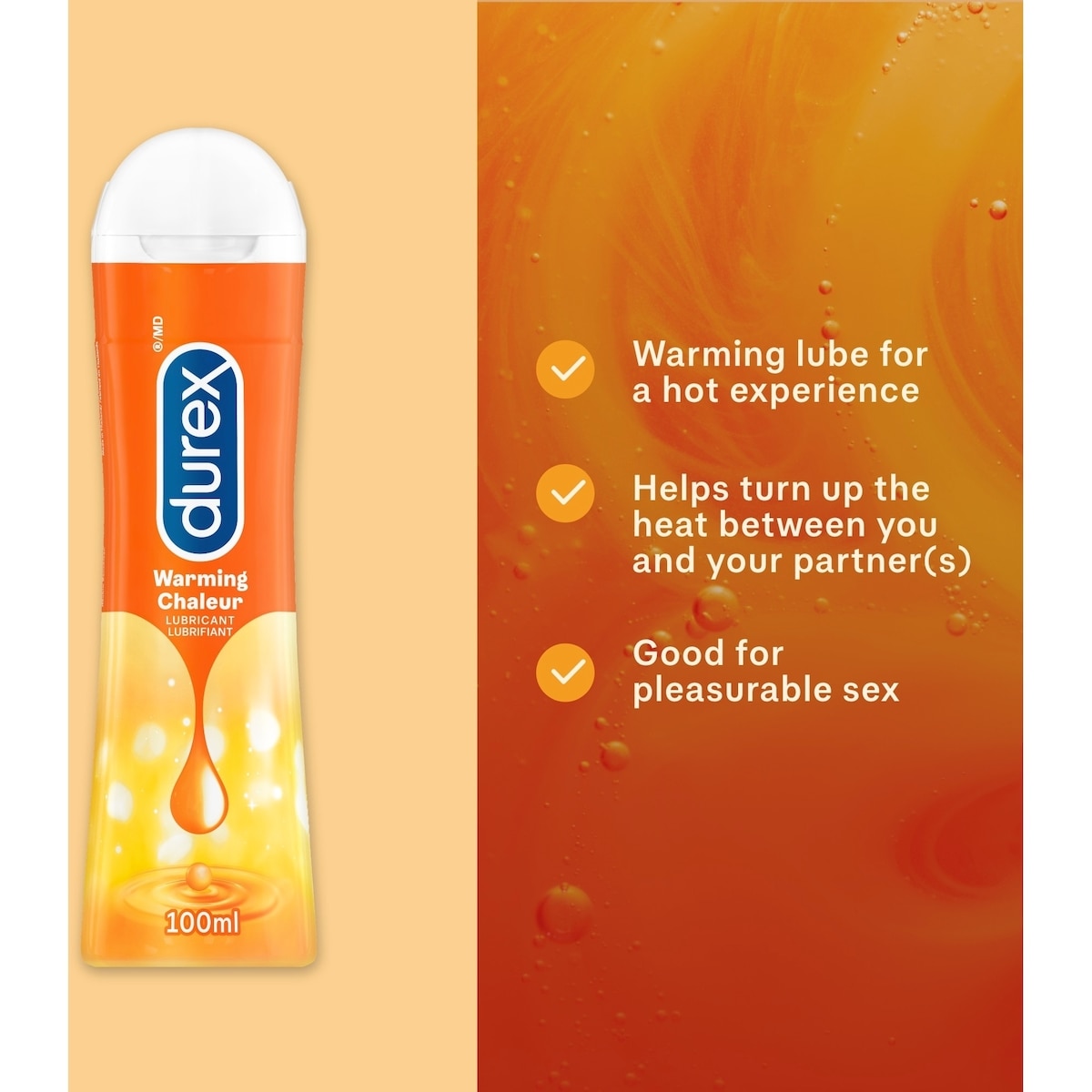 Lubrifiant Durex RealFeel à base de silicone
