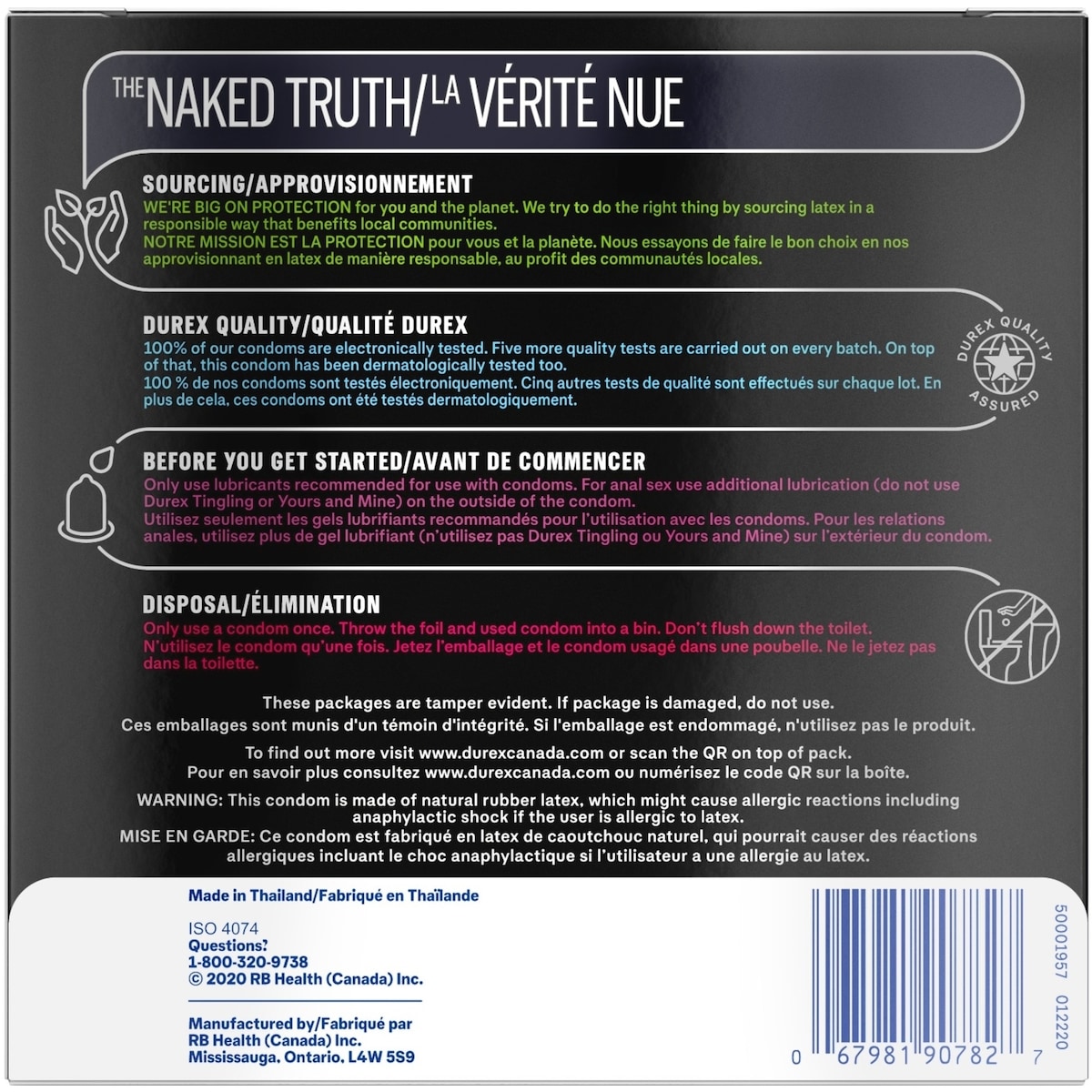 Condoms Durex Orgasme Mutuel nervurés