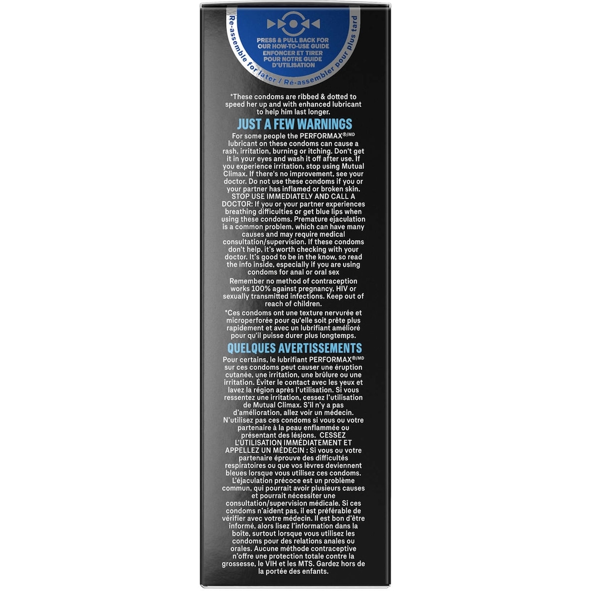 Condoms Durex Orgasme Mutuel nervurés