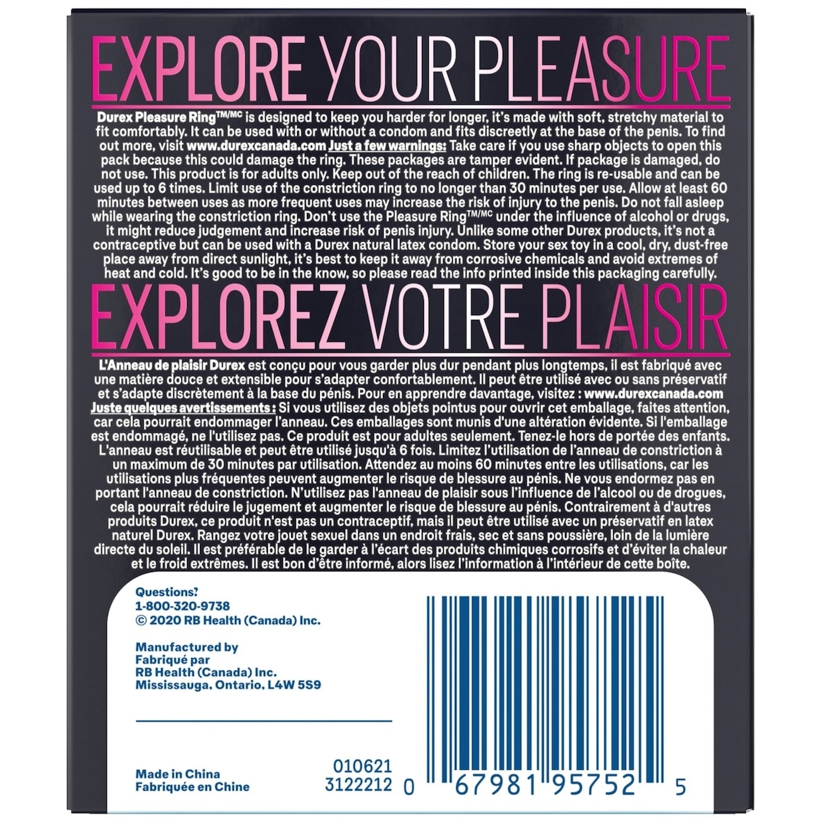 Anneau Durex Pleasure