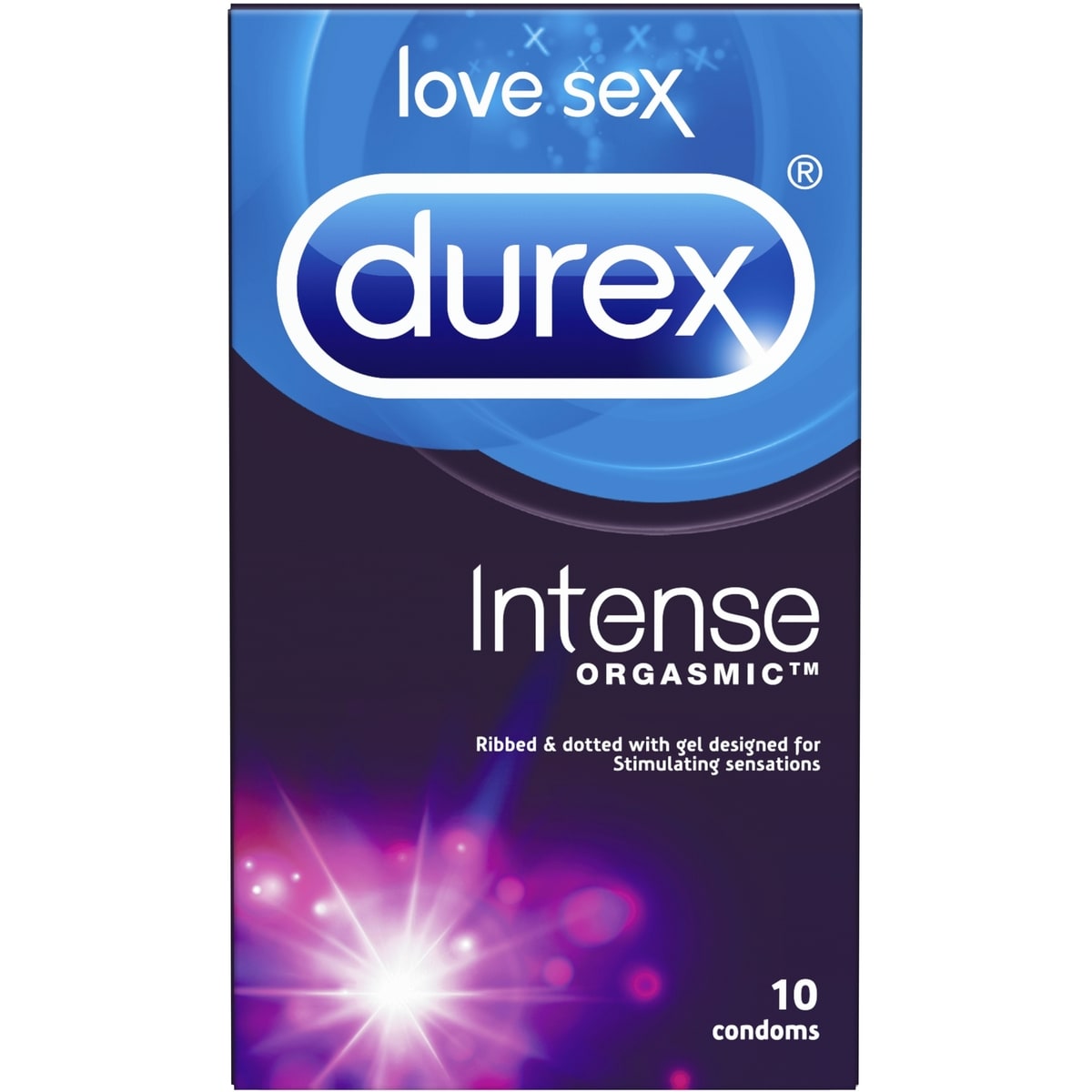 Durex Durex Intense Orgasmic, Ribbed & Dotted Condoms 10 Count