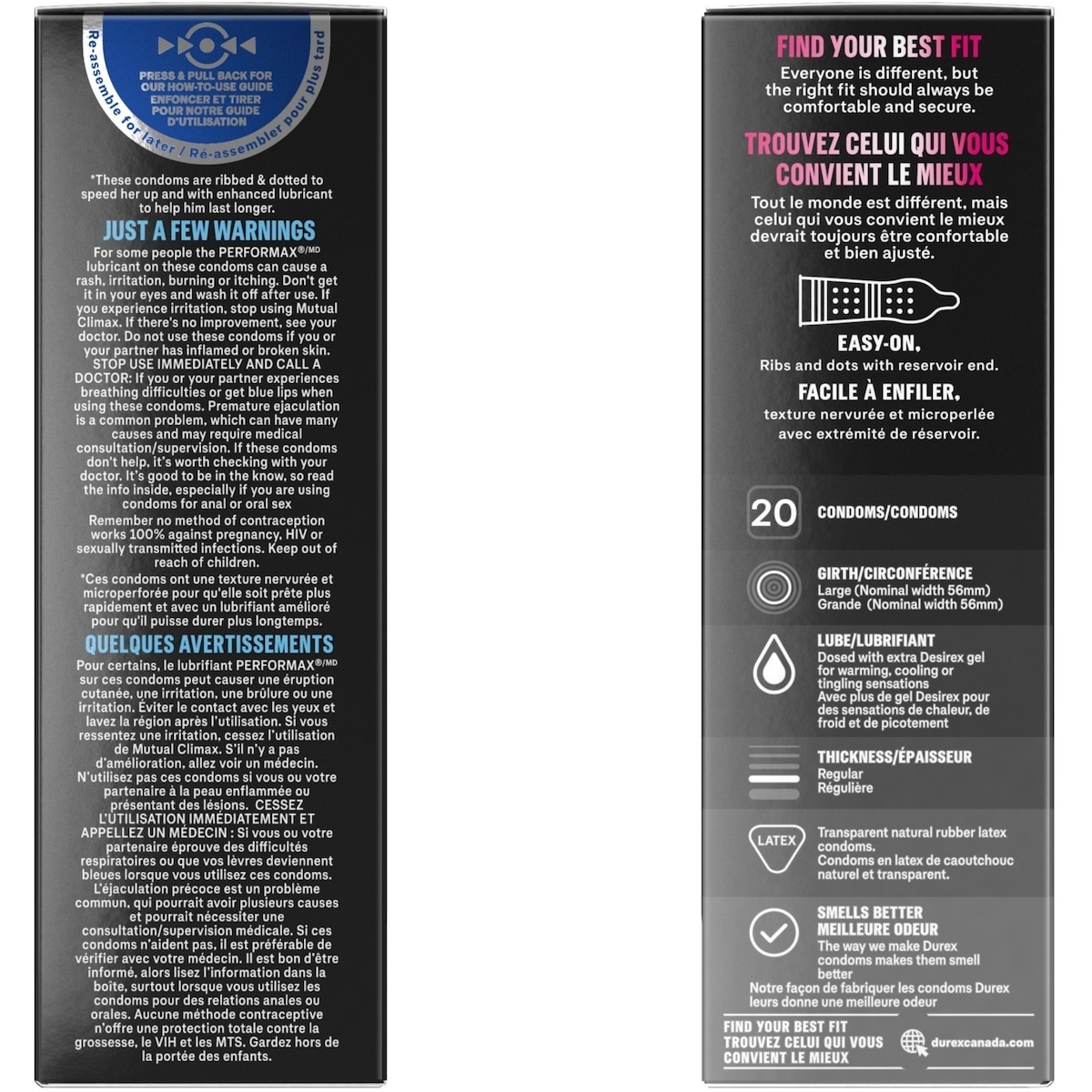 Durex Intense Orgasmic Condoms Ribbed and Dotted