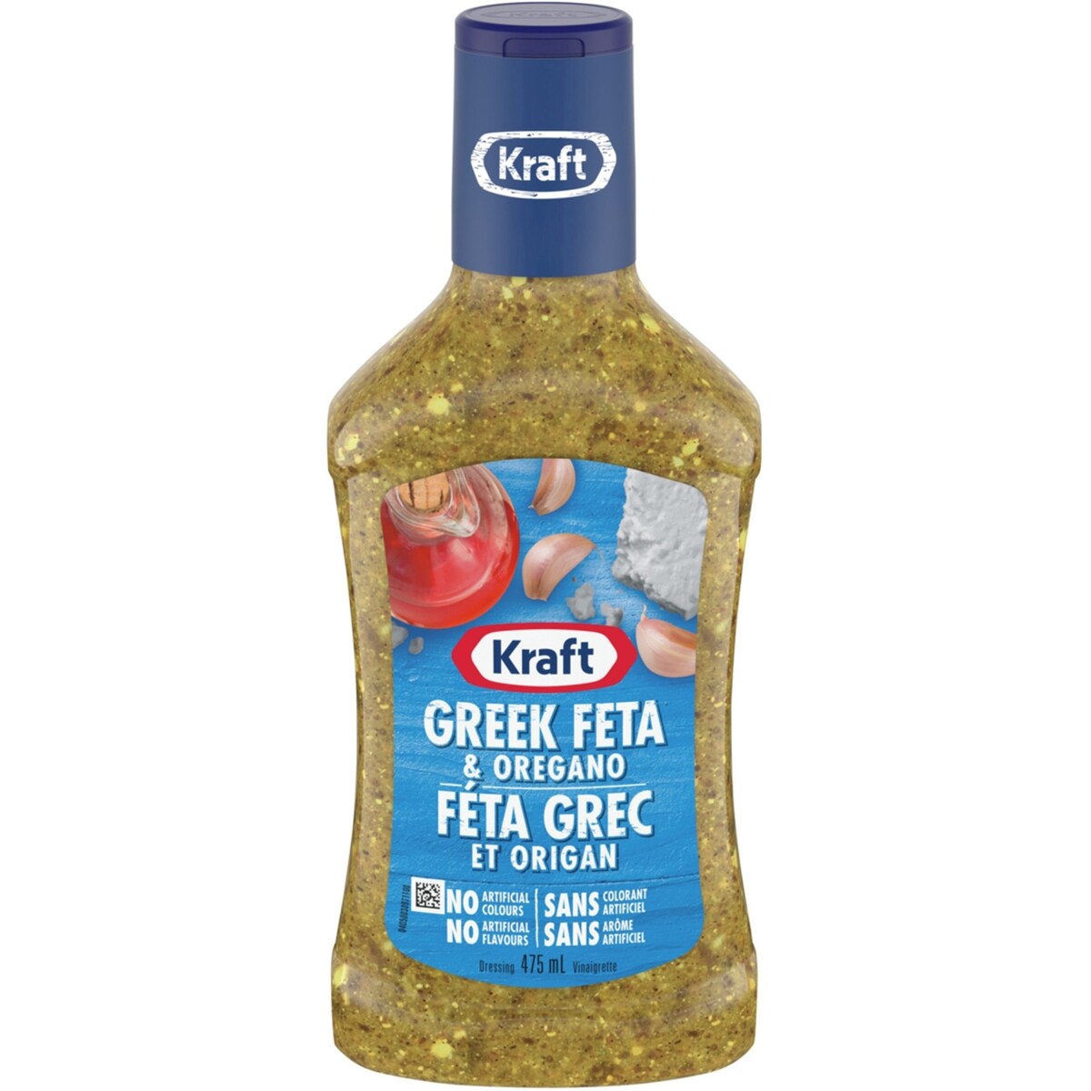 Vinaigrette féta grec et origan
