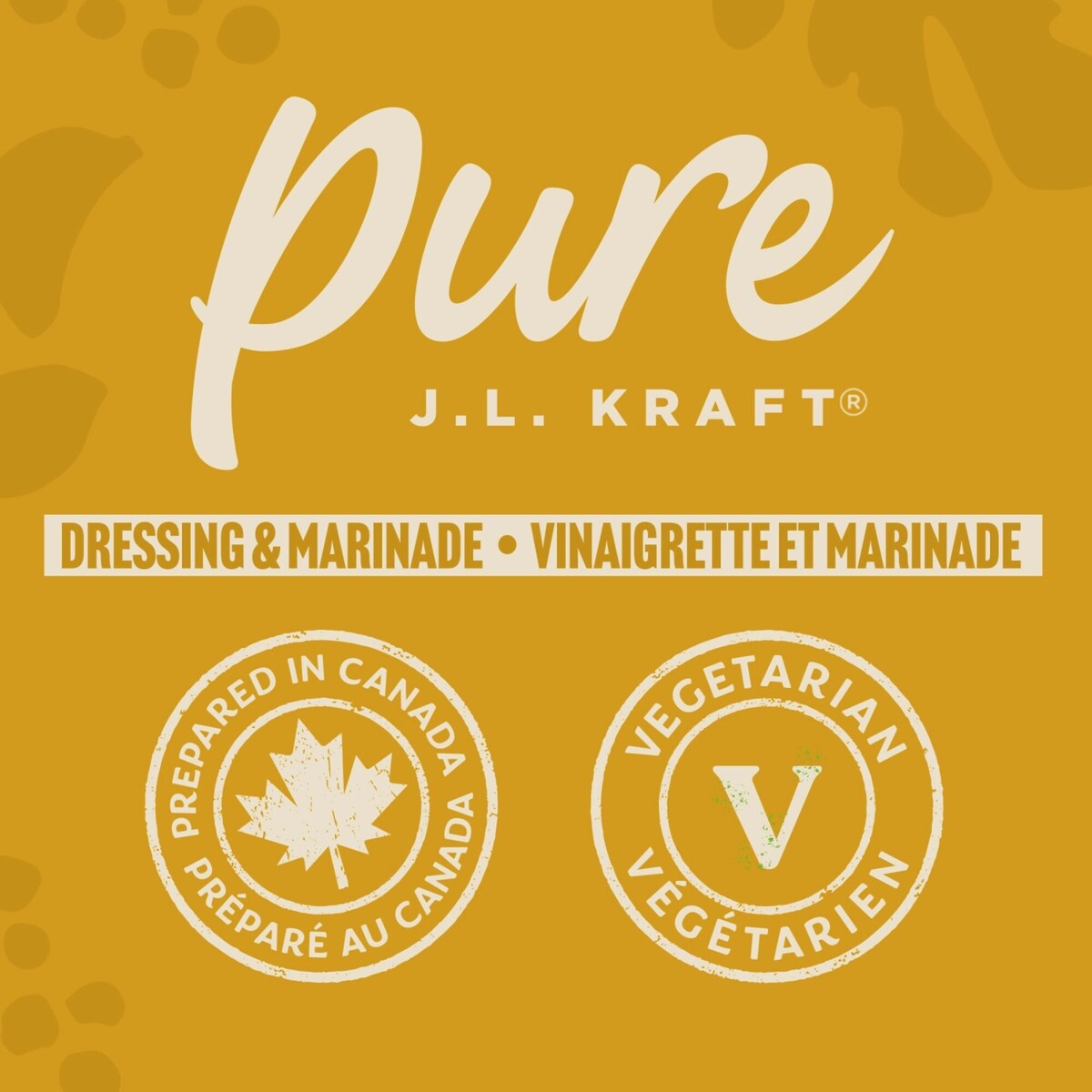 Pure J.L. Kraft Honey & Shallots Dressing & Marinade