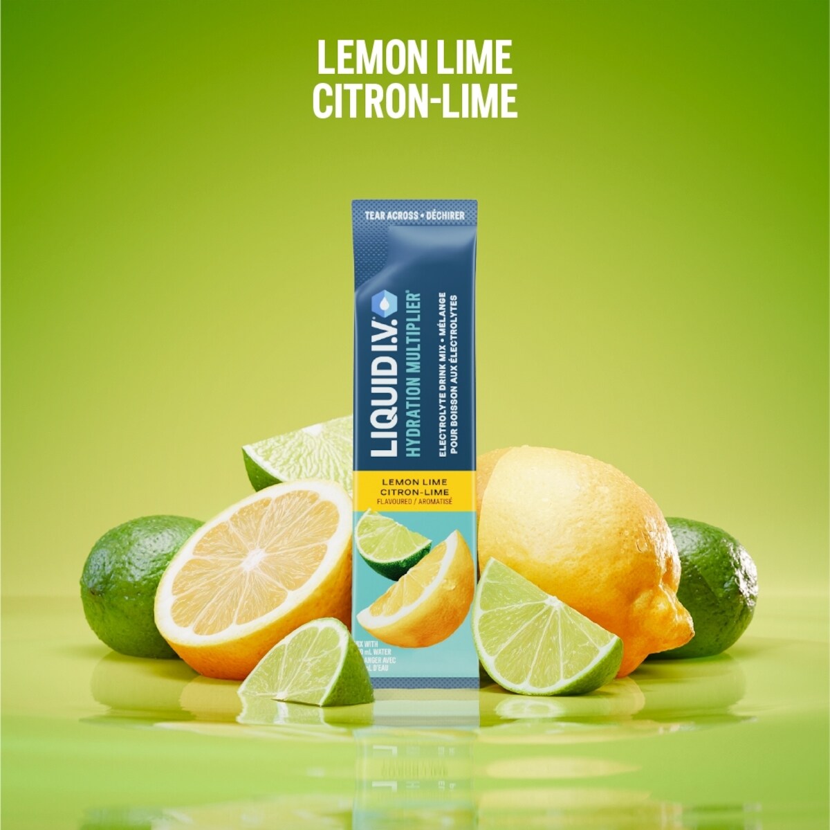 Liquid IV Mélange boisson électrolytes Citron-lime CT