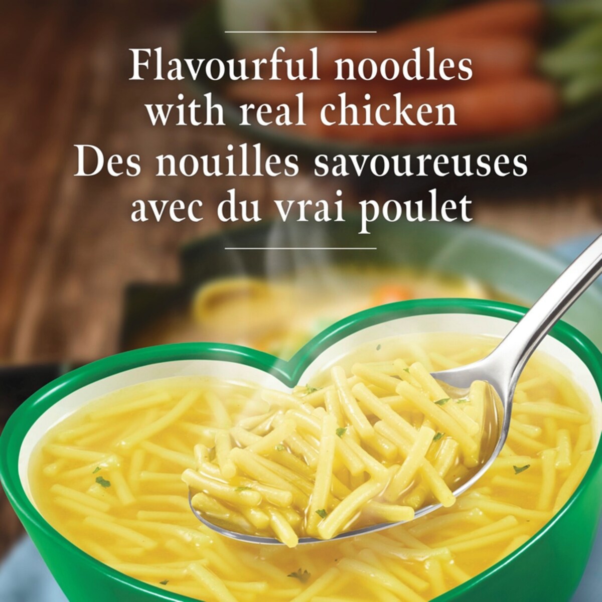 Mélange à Soupe Poulet et Nouilles 25% moins de sel