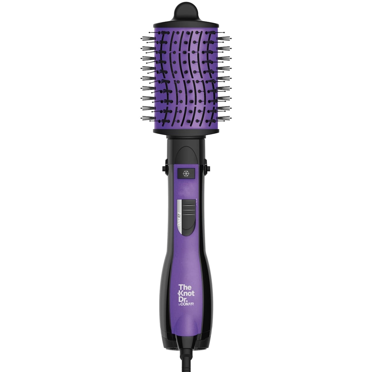 Brosse démêlante à air chaud pur cheveux humides ou sec démêlante à