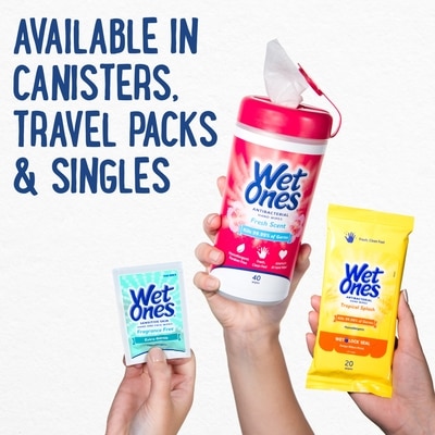 Antibacterial Hand Wipes, Citrus Scent Wet Wipes 4