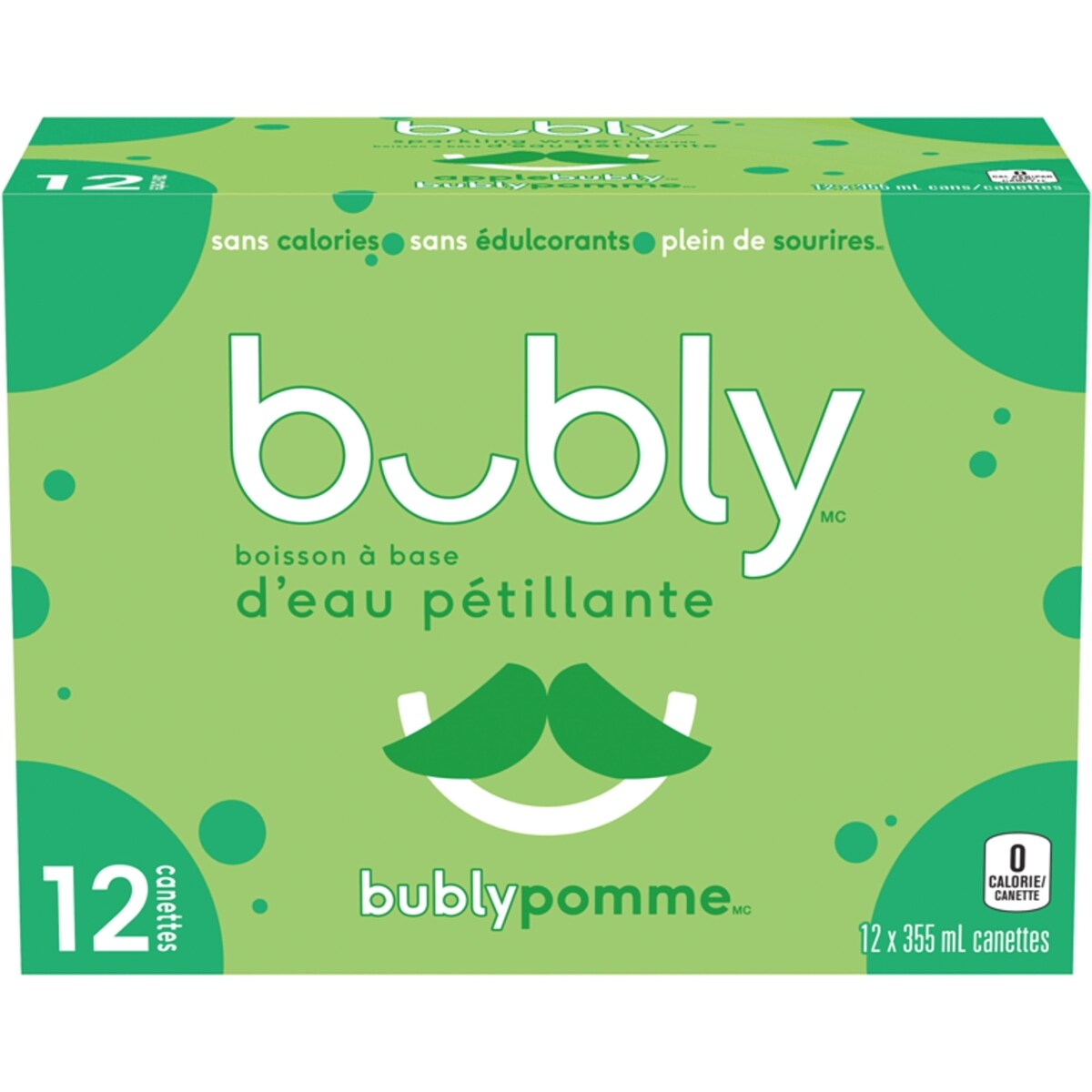 D’eau pétillante Pomme