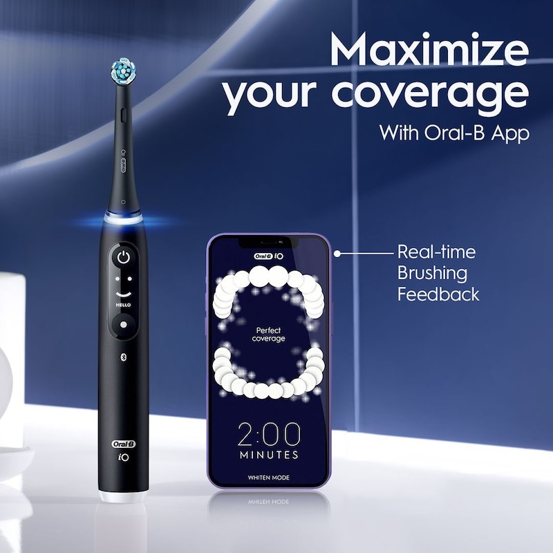Oral B Oral-B iO8 Electric Toothbrush, Violet Ametrine | Shoppers