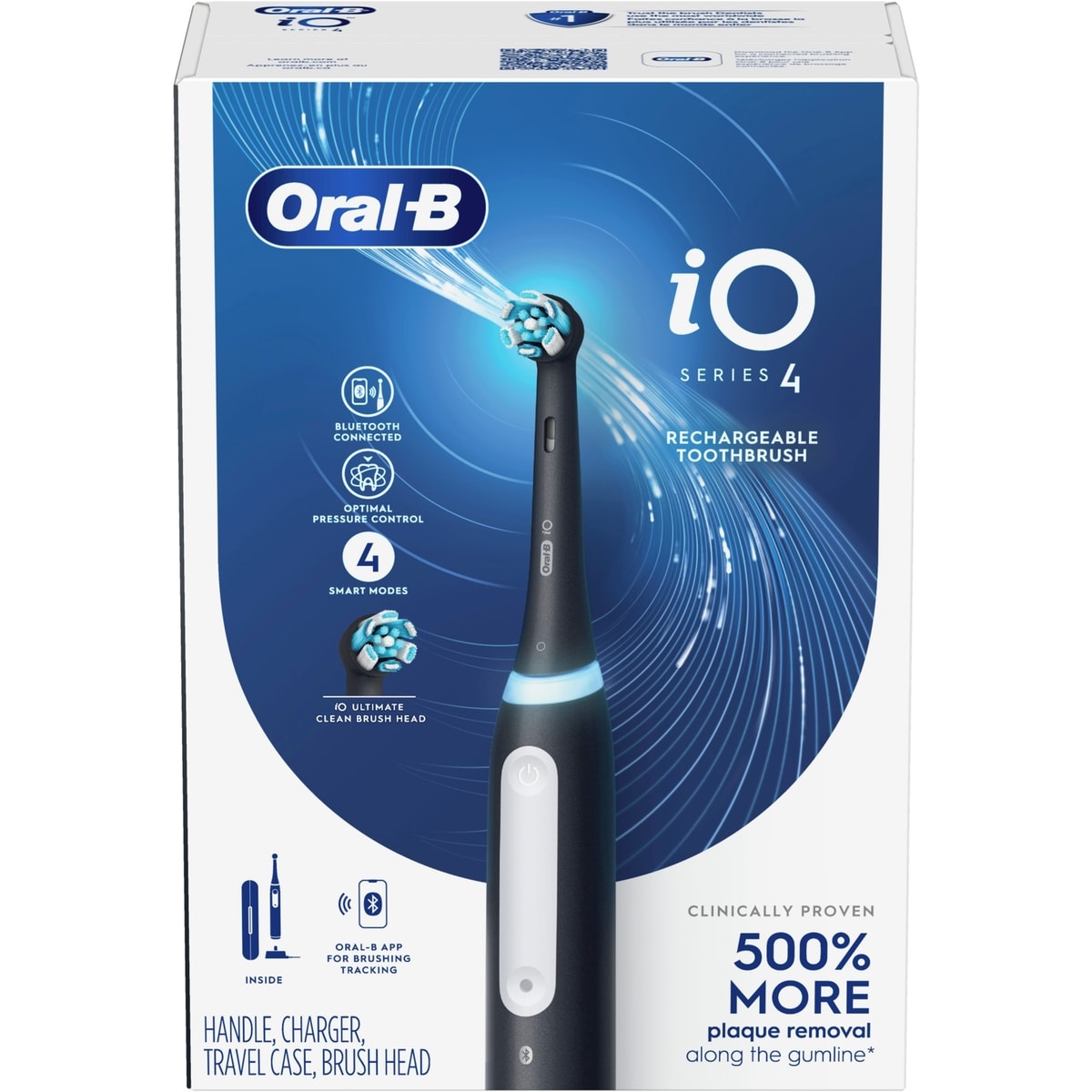 Brosse à dents électrique Oral-B iO Series 4 avec (1) brossette, rechargeable