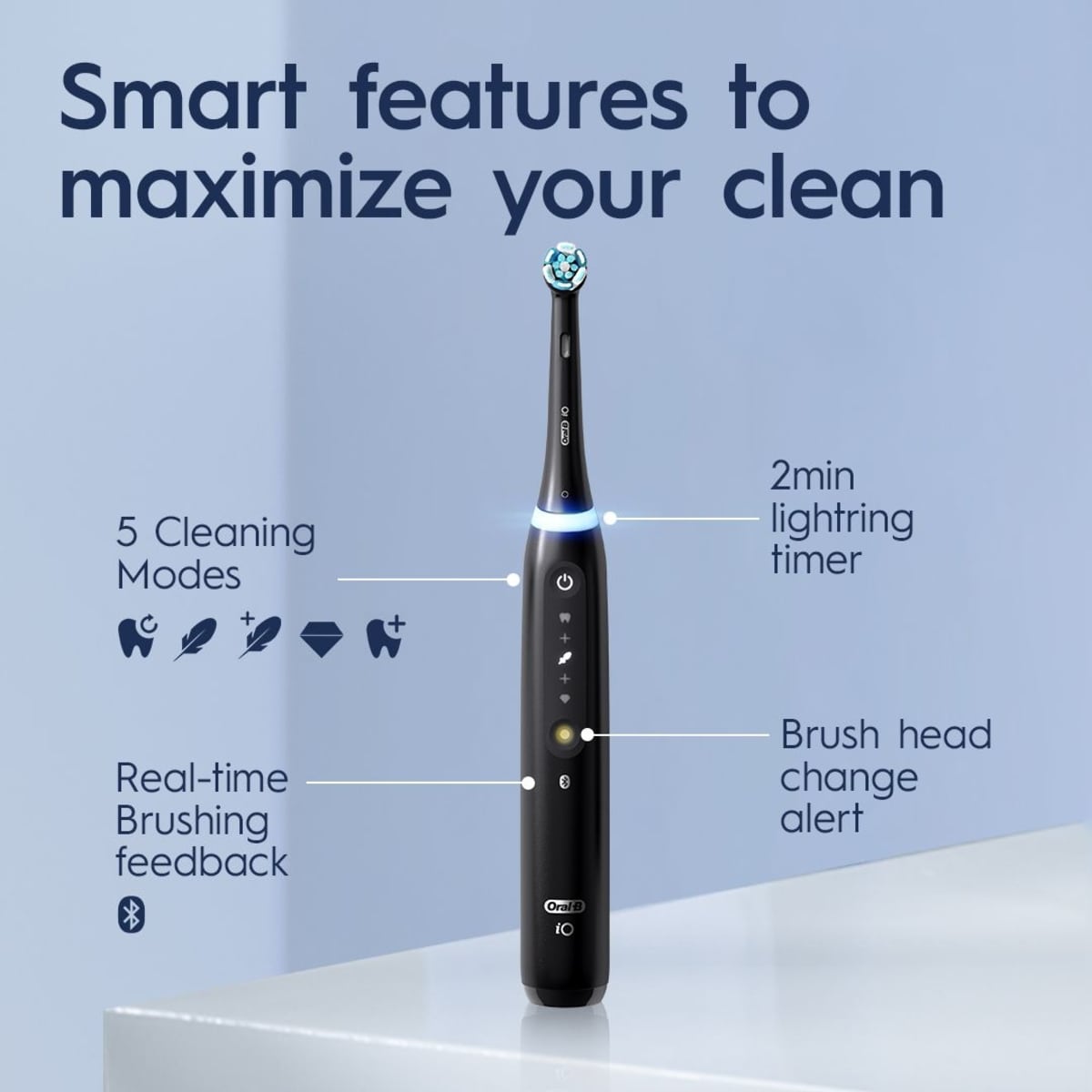 iO Series Electric Toothbrush with (1) Brush Head, Rechargeable