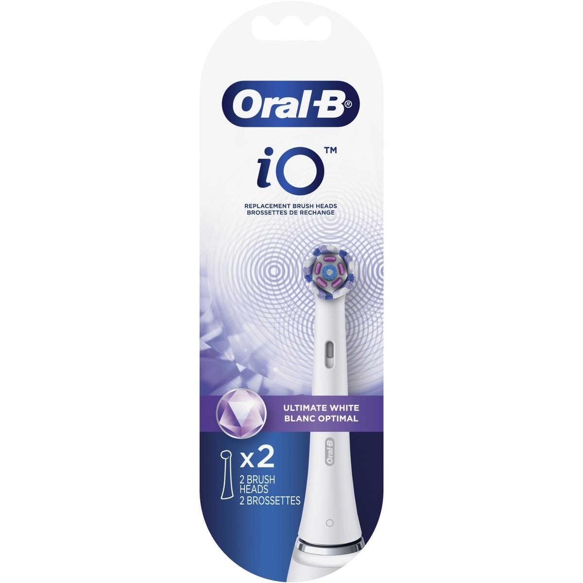 Brossettes de rechange Oral-B iO Blanc optimal, blanc