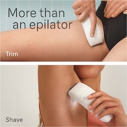 Silk-épil 5 Epilator, Wet and Dry Epilator, Includes Shaver Head and Trimmer Comb, SE5-041, Grey 7